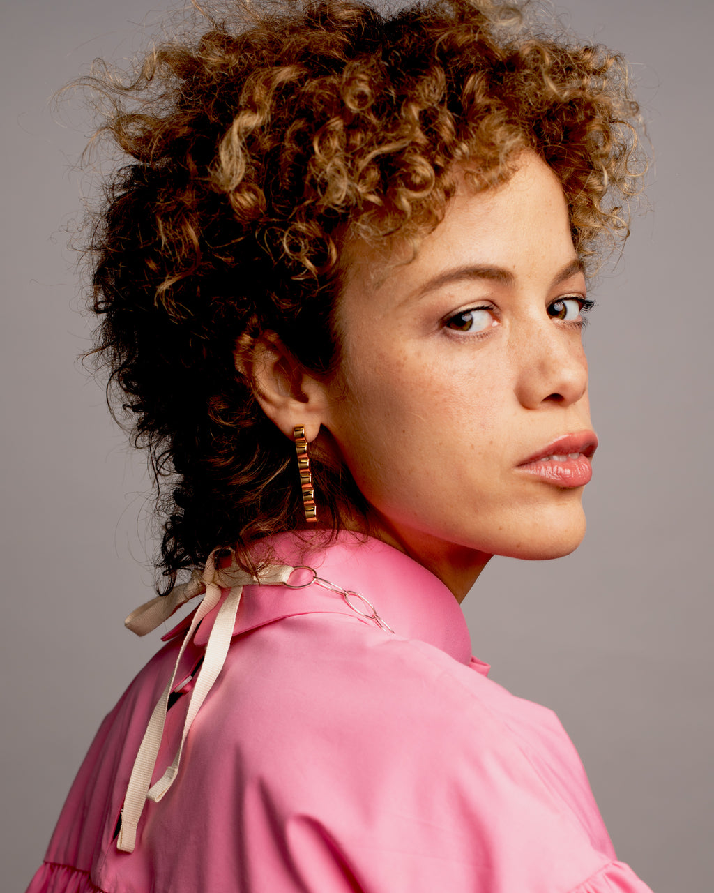 Scallop Drop Earring [gold vermeil]