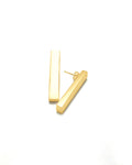 Rectangle Drop Earrings [gold vermeil]