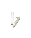 Rectangle Drop Earrings [sterling silver]