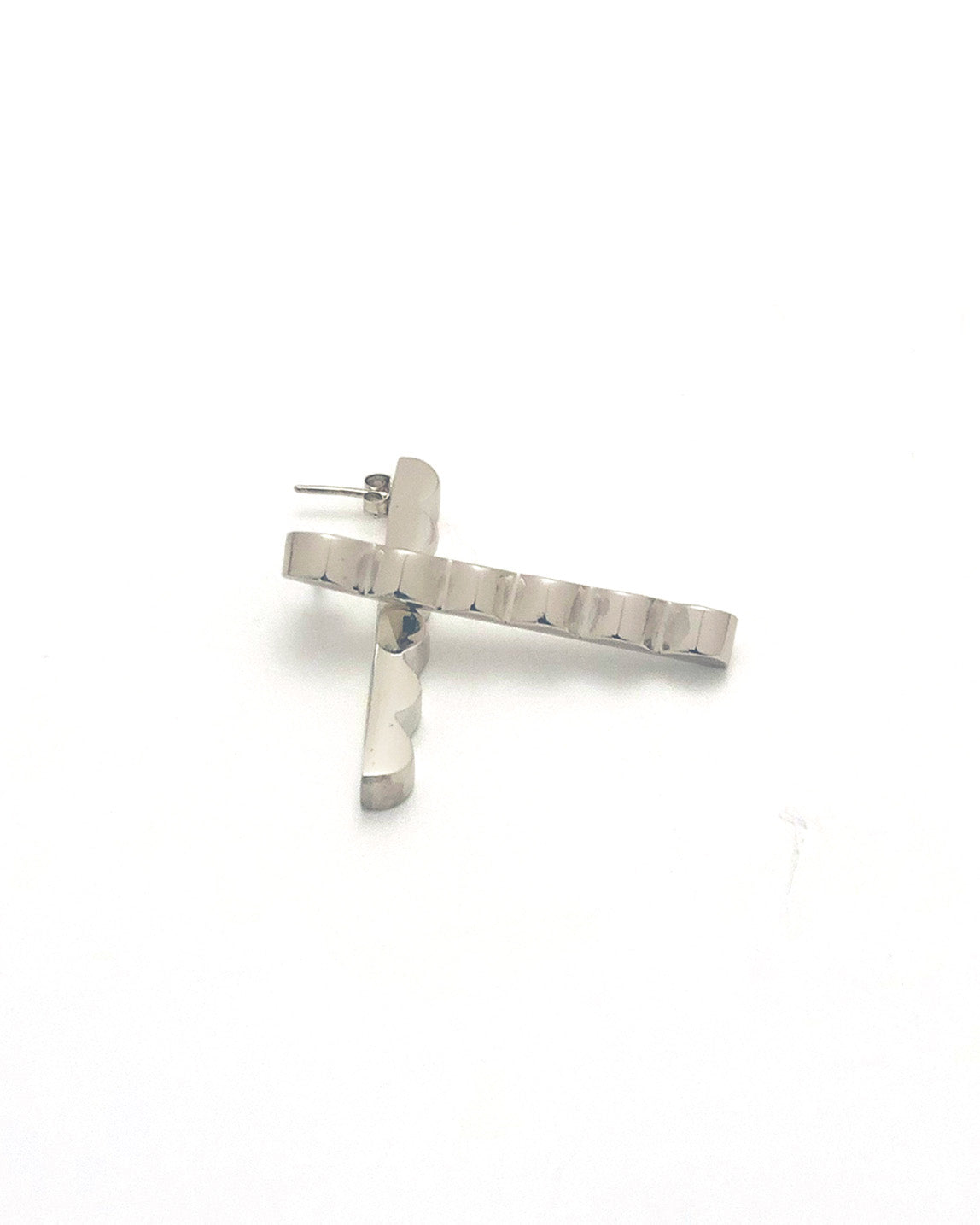 Scallop Drop Earring [sterling silver]