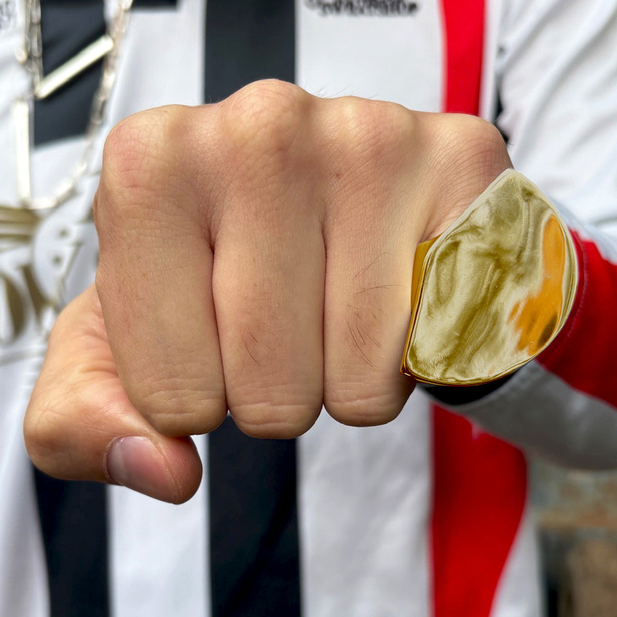 Rond De Jambe Ring [gold vermeil]