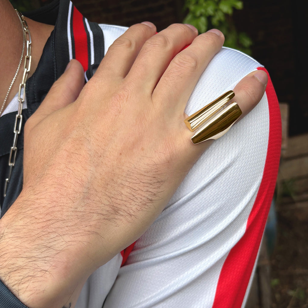 Tendu Ring [gold vermeil]