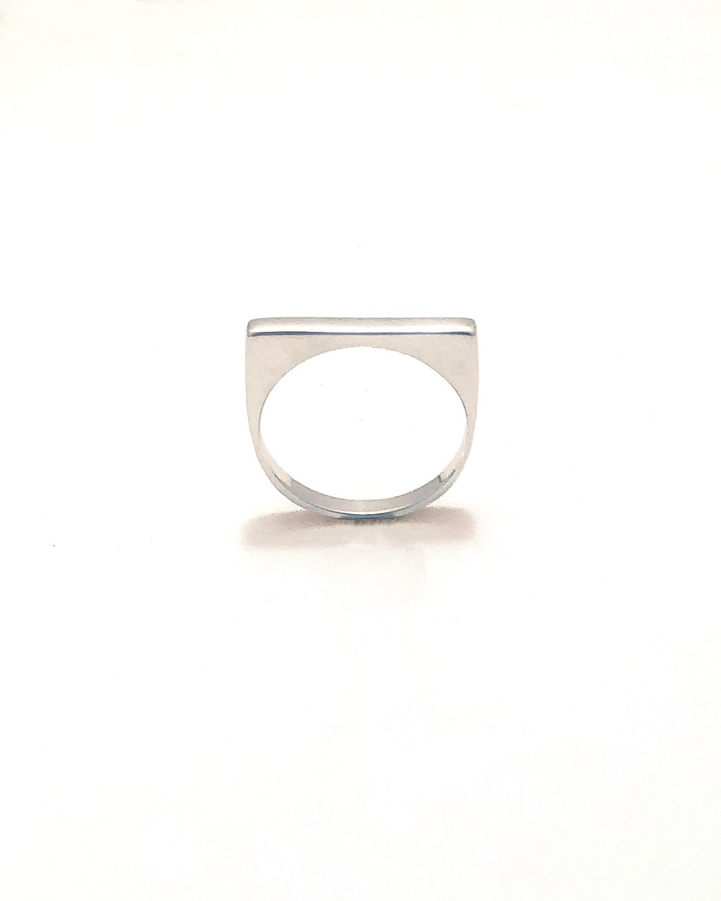 Small Block Ring [sterling silver]