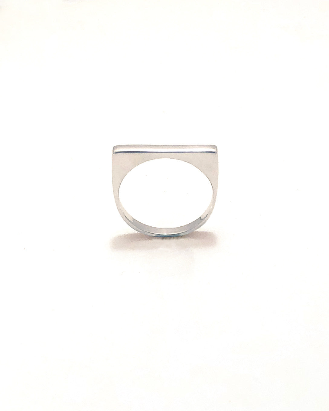 Small Block Ring [sterling silver]