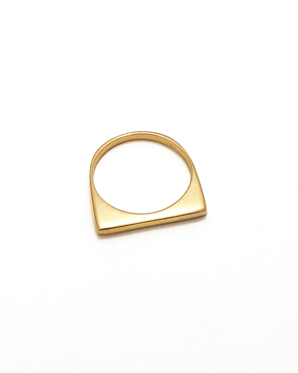 Small Block Ring [gold vermeil]