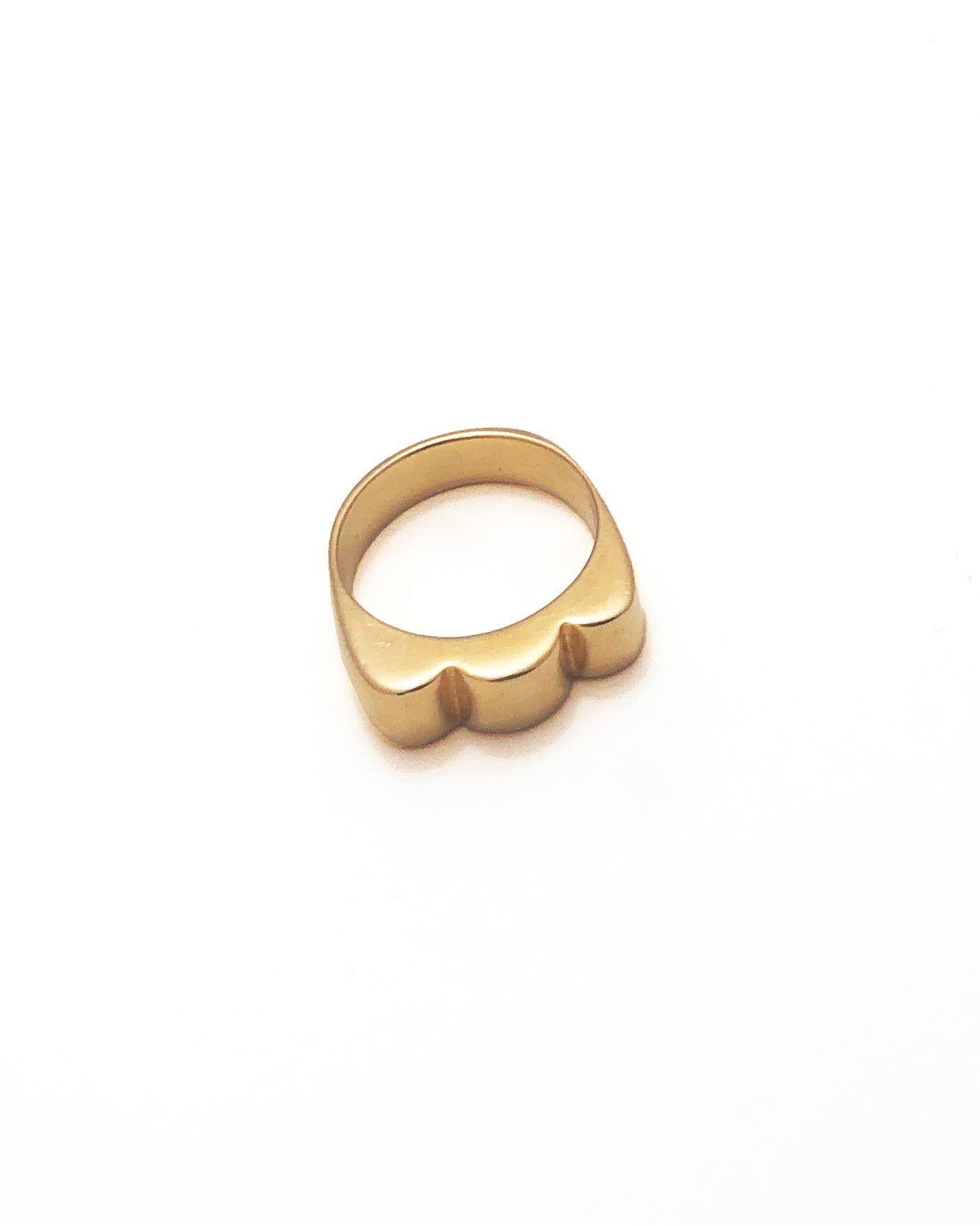 Scallop Ring [gold vermeil]
