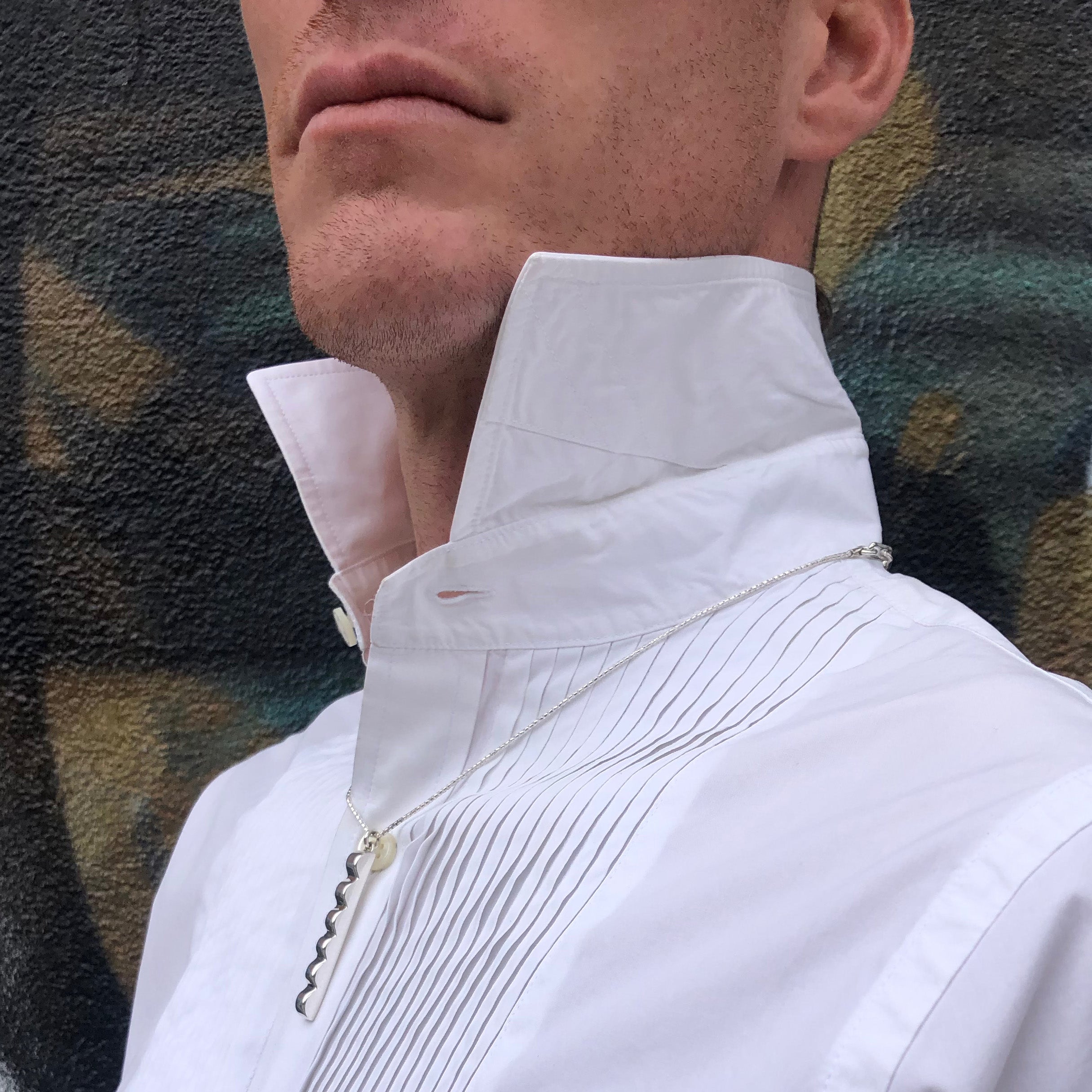 Scallop Pendant Necklace [sterling silver]