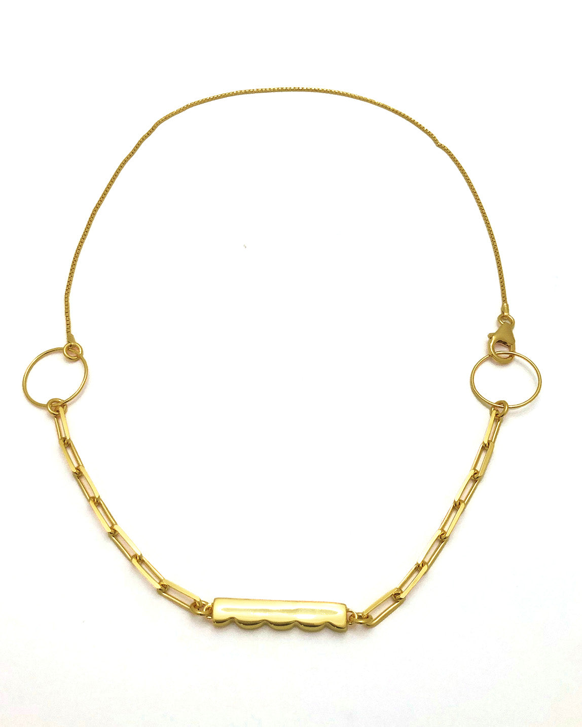 Cumulus Extendable Necklace [gold vermeil]