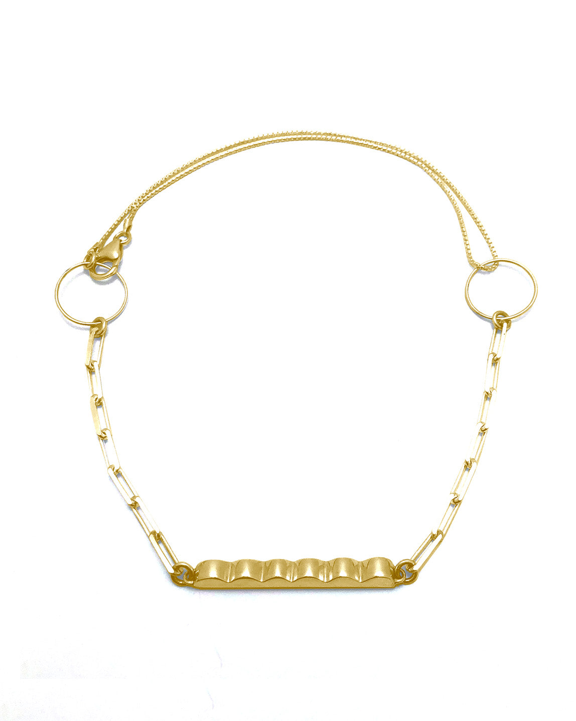 Scallop Extendable Necklace [gold vermeil]