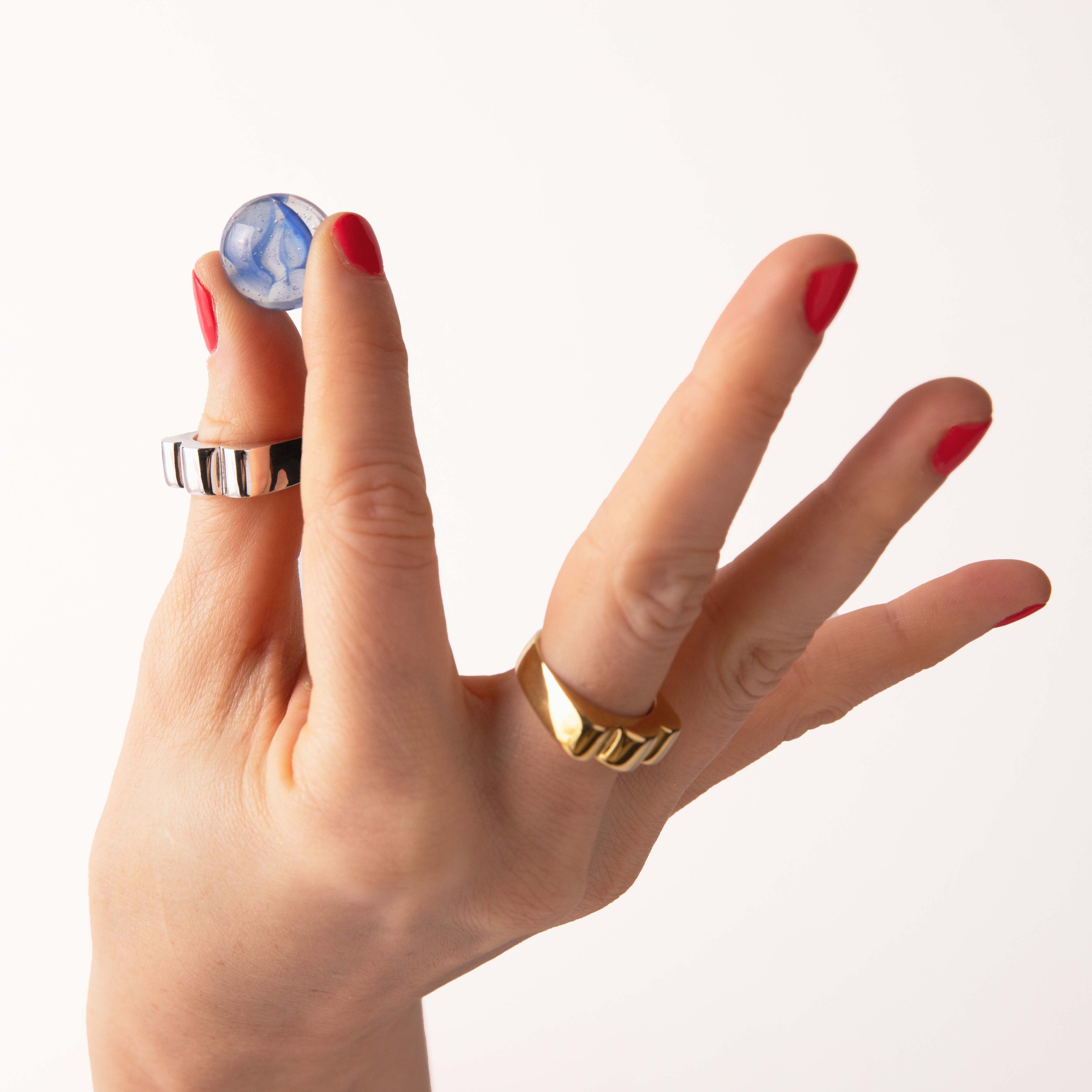 Scallop Ring [gold vermeil]