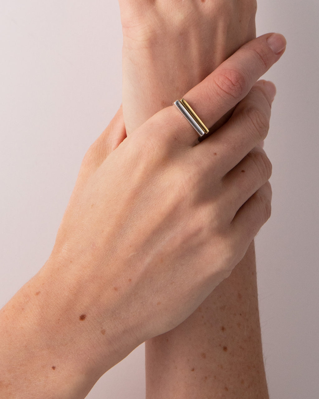 Small Block Ring [gold vermeil]