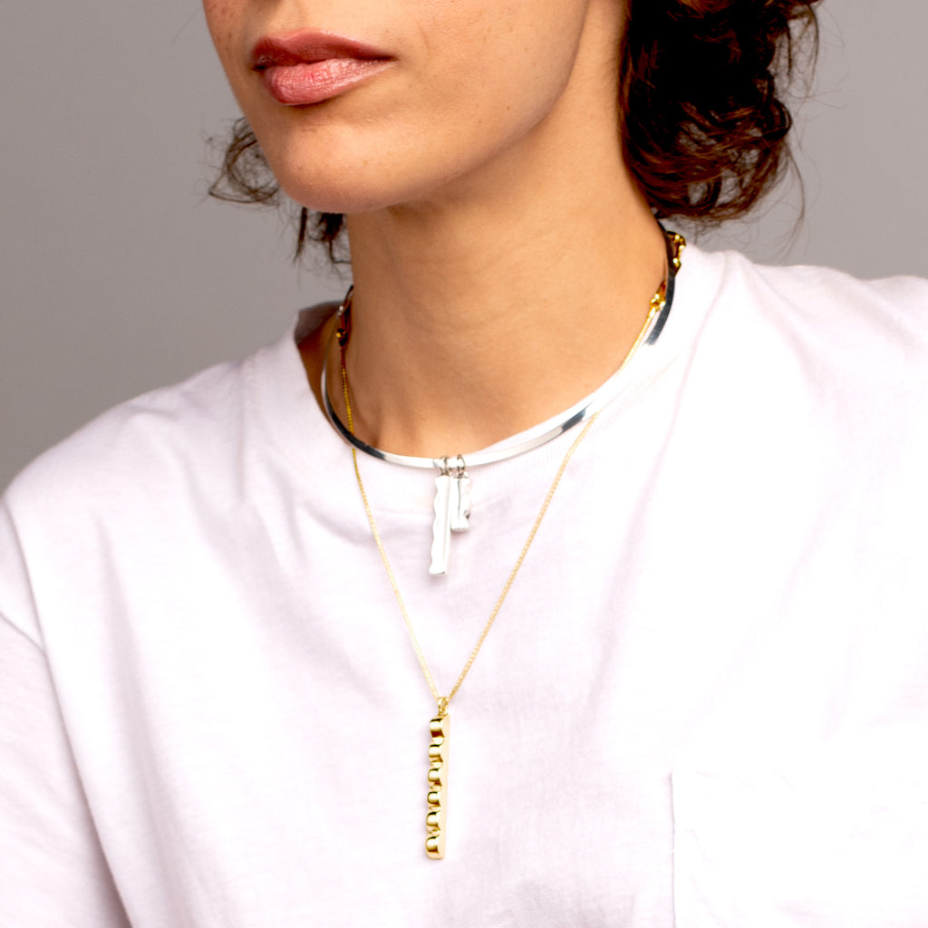 Scallop Pendent Necklace [gold vermeil]