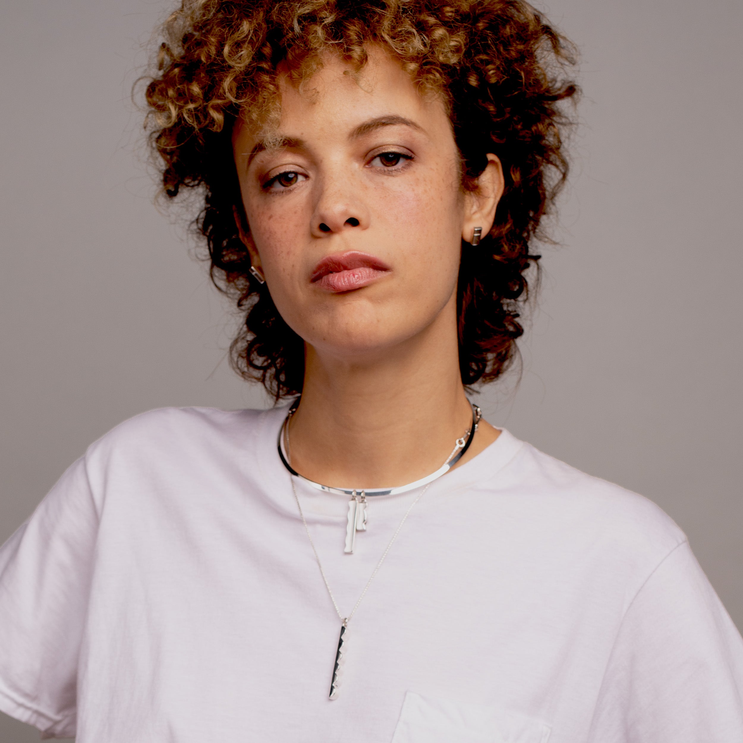 Cumulus Cuff Necklace [sterling silver]